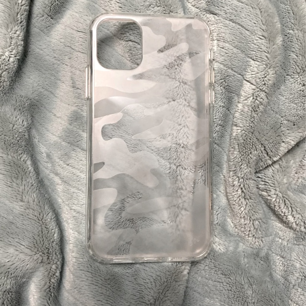 Clear camo phone case